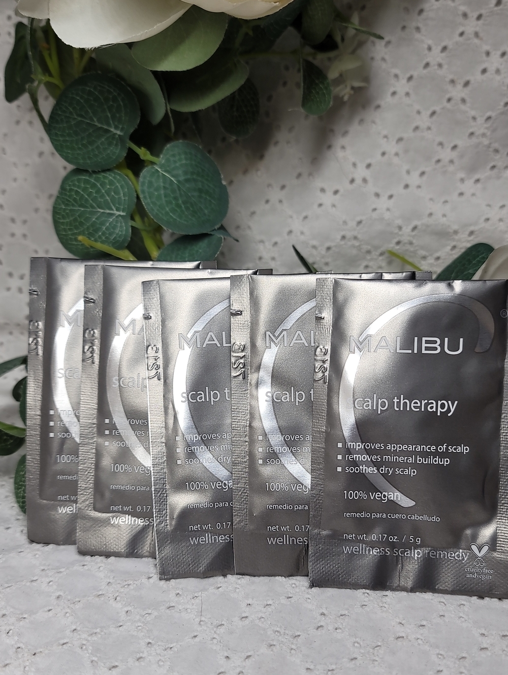 Malibu Scalp Therapy Sachets - Silver 5 Packaging